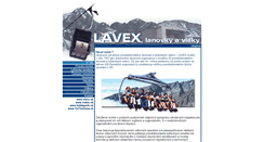 Desktop Screenshot of lavex.sk